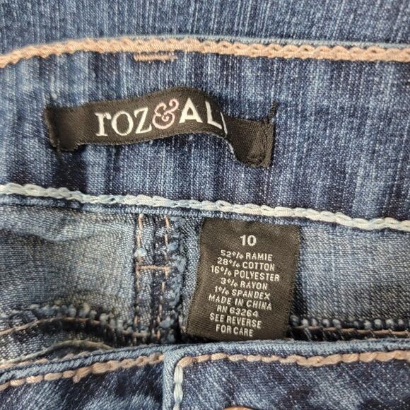 𝅺ROZ & Ali Denim Blue Size 10 jeans - Picture 6 of 14